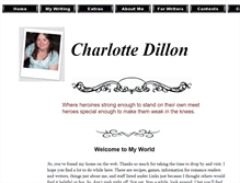 Tablet Screenshot of charlottedillon.com